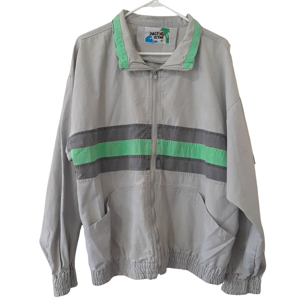 Vintage Pacific Scene 80's Zip-Up Light Jacket